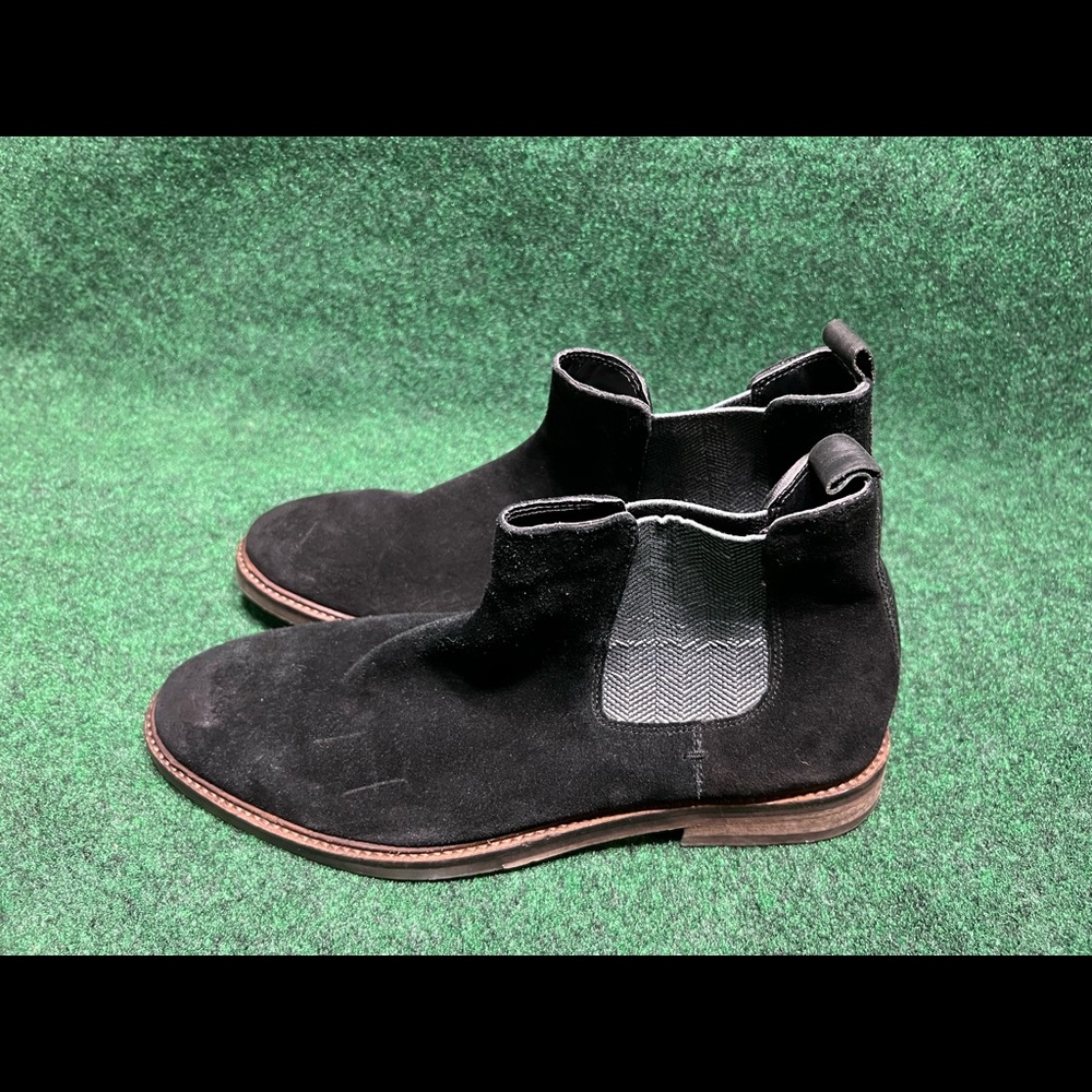 Low Price Steve Madden Suede Chelsea- Black Lemon Pepper Steppas